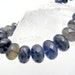 Iolite Faceted Rondelles-Graduated