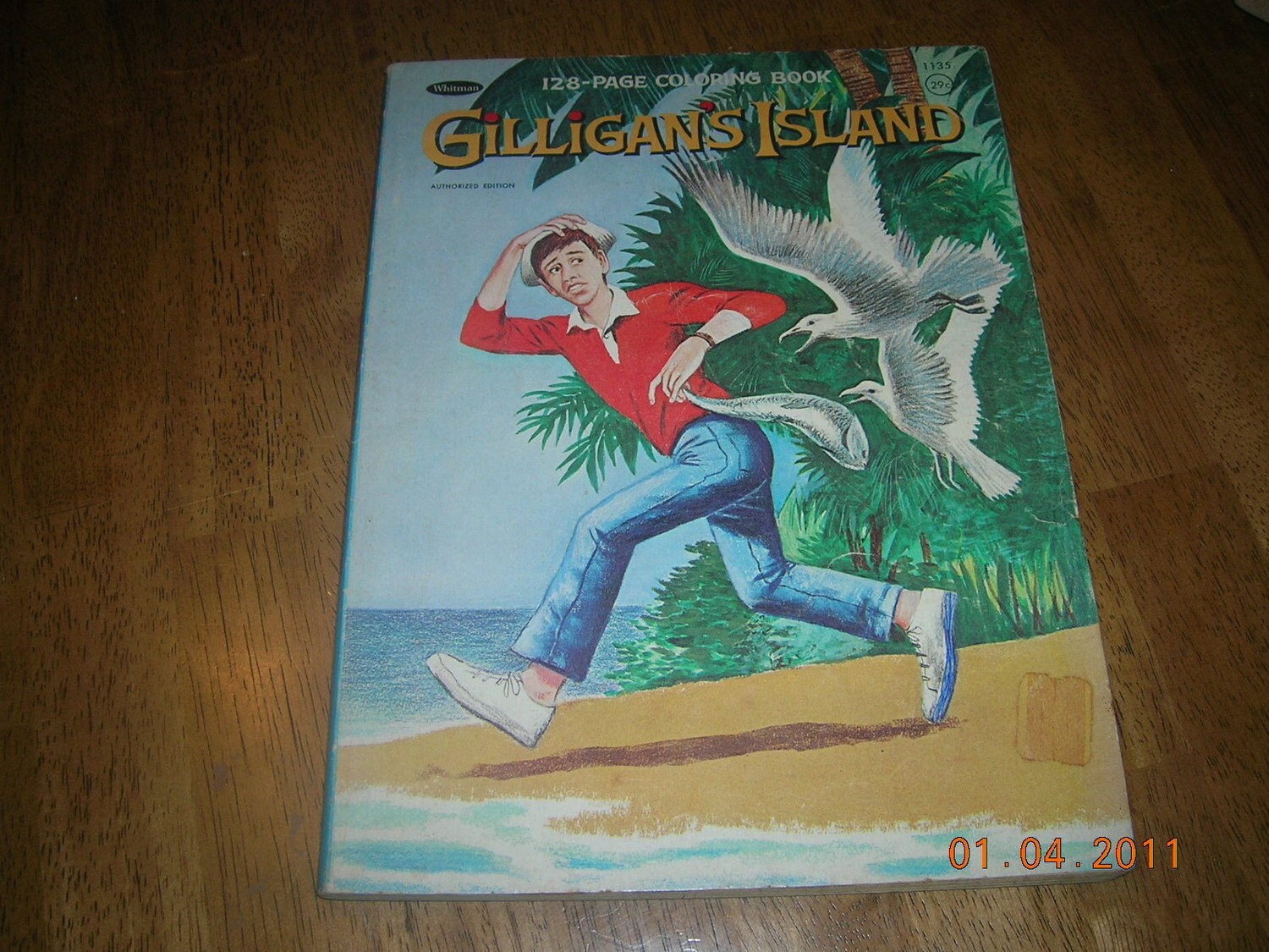 Vintage Gilligans Island Coloring book 1965 by Whitman