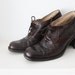 chocolate leather brogue shoes