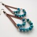 Turquoise Beaded Earrings