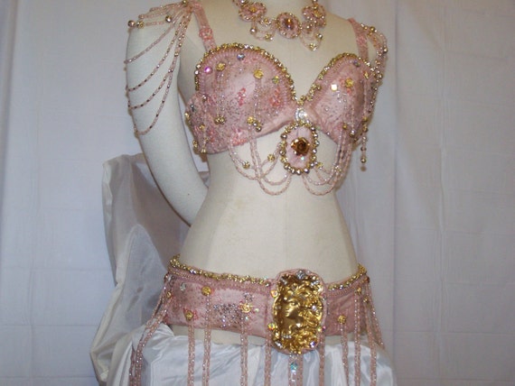 Belly dance costume Art Nouveau inspired by totallycreativeny