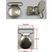 100 Round Pacifier/Suspender clips 3/4 or 1 inch