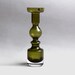Riihimaen Lasi Green Pompadour Vase / Candle Holder by Nanny Still 1968