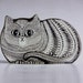 Abraham Palatnik Lucite Cat Figurine - Rare