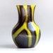 Reserved Vintage Yellow / Black West German Vase - Dumler Breiden 1970s