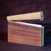 Wood Business Card Holder and Credit Card Case - Bolivian Rosewood and Teak