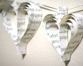 Garland Shabby Chic Paper Heart Garland-Paper Hearts PICK YOUR COLOR(S) Il_170x135