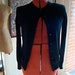 Black Cashmere Sweater vintage Ladies Cardigan circa 1965 Scotland
