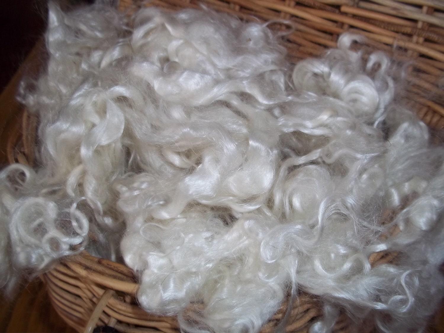 Natural Washed 2nd Clip Kid Mohair