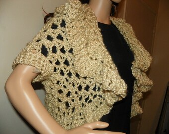 Cropped Sweater Stunning Ivory Silky Shrug Bolero Sweater Perfect for a Gift