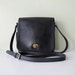 COACH Cross Body Flap Bag in Black