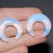 4ga (5mm), 2ga (6mm), 0ga (8mm), 00ga (9.5mm) Opalite Pinchers