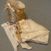 BJD clothing Pretty pale yellow and ivory undergarments set