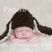 Crochet Hat Pattern - Crochet Bunny Hat Pattern - Crochet Pattern,Hat Pattern - Bunny Pattern - Baby Hat Pattern - Newborn Hat Pattern