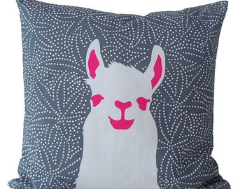 llama pillow case