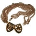 Comedy & Tragedy Mask - Vintage Chain Necklace 20" (V013)