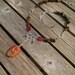Reserved for Katie- Gypsy Fire beaded necklace, one of a kind, fire agate, amber, tiger eye, sterling silver by Grey Girl Designs on Etsy