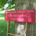 Wood Sign Distressed Country Roads Take Me Home West Virginia