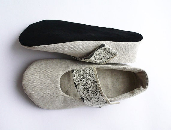 Items similar to CUSTOM ORDER Ballet flats women shoes handmade natural ...