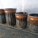 Stoneware Tumblers - Set of 4