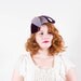 vintage 1940s hat / tilt hat / Blums
