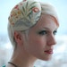 Cocktail Hat Plum Blossoms and Bamboo kimono silk hat