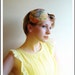 Cocktail hat Garden in bloom kimono silk hat