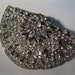 Vintage 1920s Art Deco Clip Dress Fur Hair Rhinestone Buckle 1930s Bridal Fashions