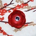 M2M flower clip for birds of a feather dress