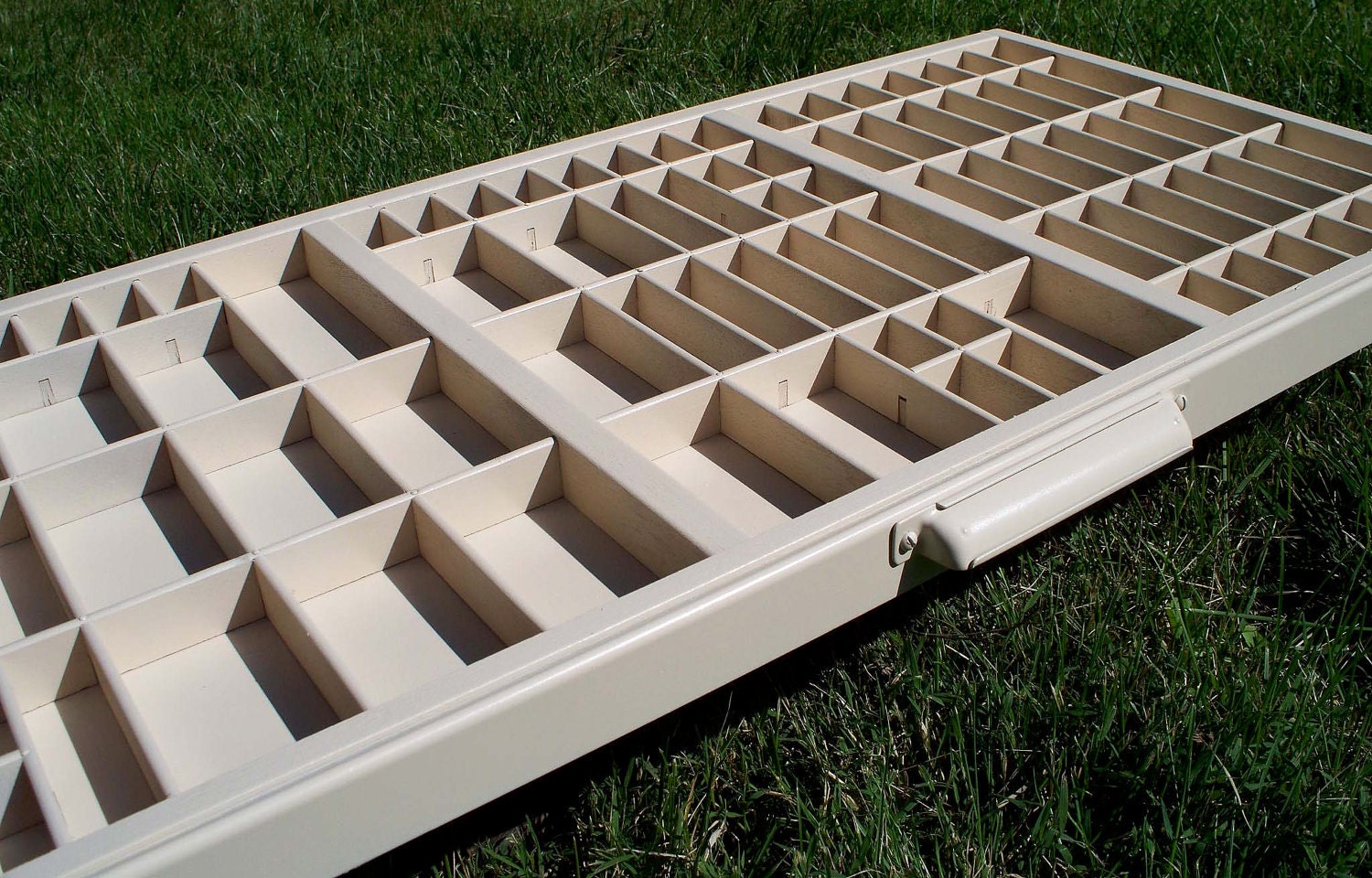 Ivory Jewelry Display Case Shadow Box Trinket Holder