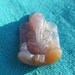 Lavender Chalcedony Carved Ganesh Pendant