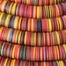 Vintage African Vinyl (Vulcanite) Record Beads Primary Mix- 12x.5mm.