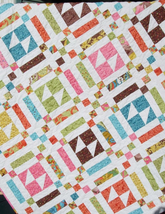 Easy PDF INSTANT DOWNLOAD Layer Cake Quilt Pattern