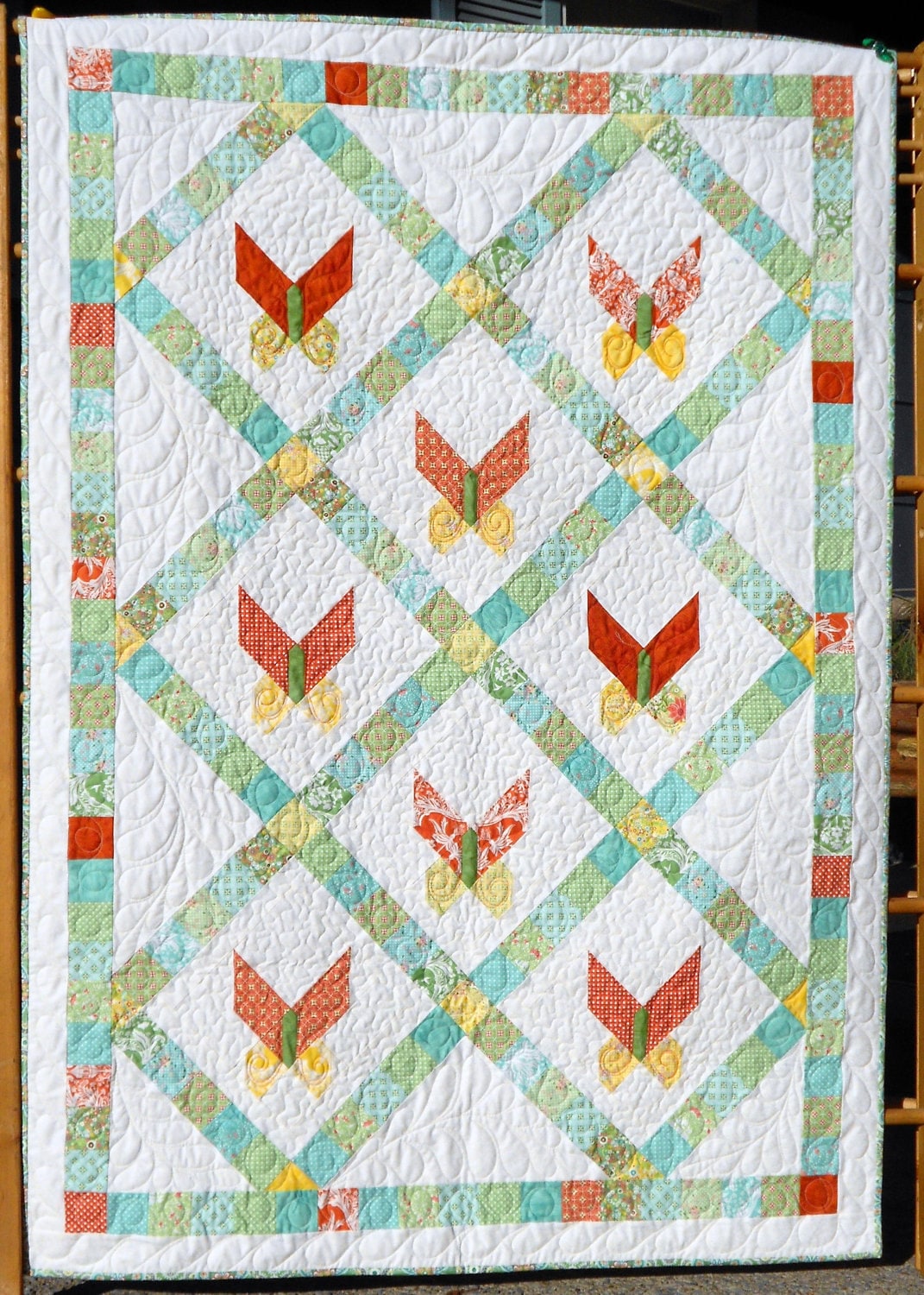 Baby Quilt Pattern Petit Papillon Butterfly Jelly Roll