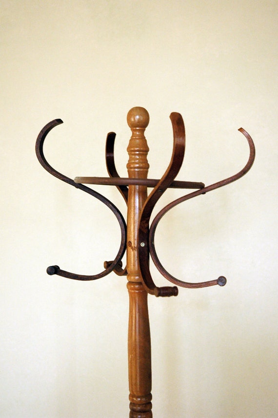 RESERVE Vintage Wood Coat Rack // Bentwood Stand