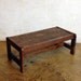 Antique Wood Coffee Table .. Cream or Sugar