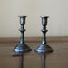 Antique Silver Candlestick Holders // Dining