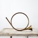 Vintage Hunting Horn // Brass Horn Instrument