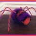 SHIPPING CHARGE Tulle Spider Decoration, Halloween Spider, 7 in X 13 in in size