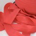 5yds Elastic Band Fold Over HeadBands Ponytail 5/8 inch 15mm FOE Red Orange Stretch Trim