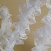 2yds Elastic Double Ruffle Lace Baby Headbands Garters Lingerie Trim