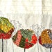 Autumn Trees, Rustic Home Decor, Appliqued Curtain