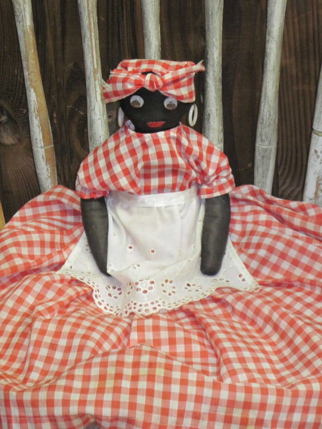 Vintage Aunt Jemima Doll Toaster Cover OOAK Handmade Country