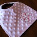 Flower Appliqued Bib