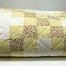 Vintage Cotton Quilt - Handmade - Double or Queen Size - Wall Hanging - Cottage Farmhouse Decor