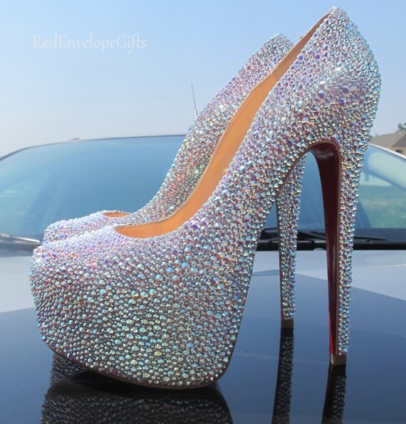 louboutin heels swarovski