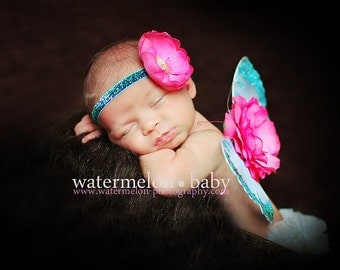 COTTON CANDY DREAMS - A Butterfly Angel Pixie Wing SeT - Wings and Headband