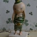 Paper mache Primitive Folk Art St. Patrick's Day Bunny