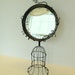 Original Wire Sculpture Mirror Stand