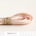 50 yards Dainty Pale Pink Ribbon with gold detail xoxo